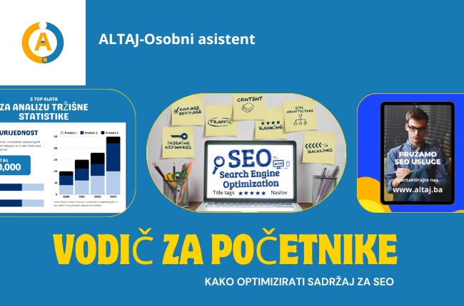 Kako optimizirati sadržaj za SEO svrha je objasniti važnost seo prakse za sadržaj poput upotrebe ključnih riječi